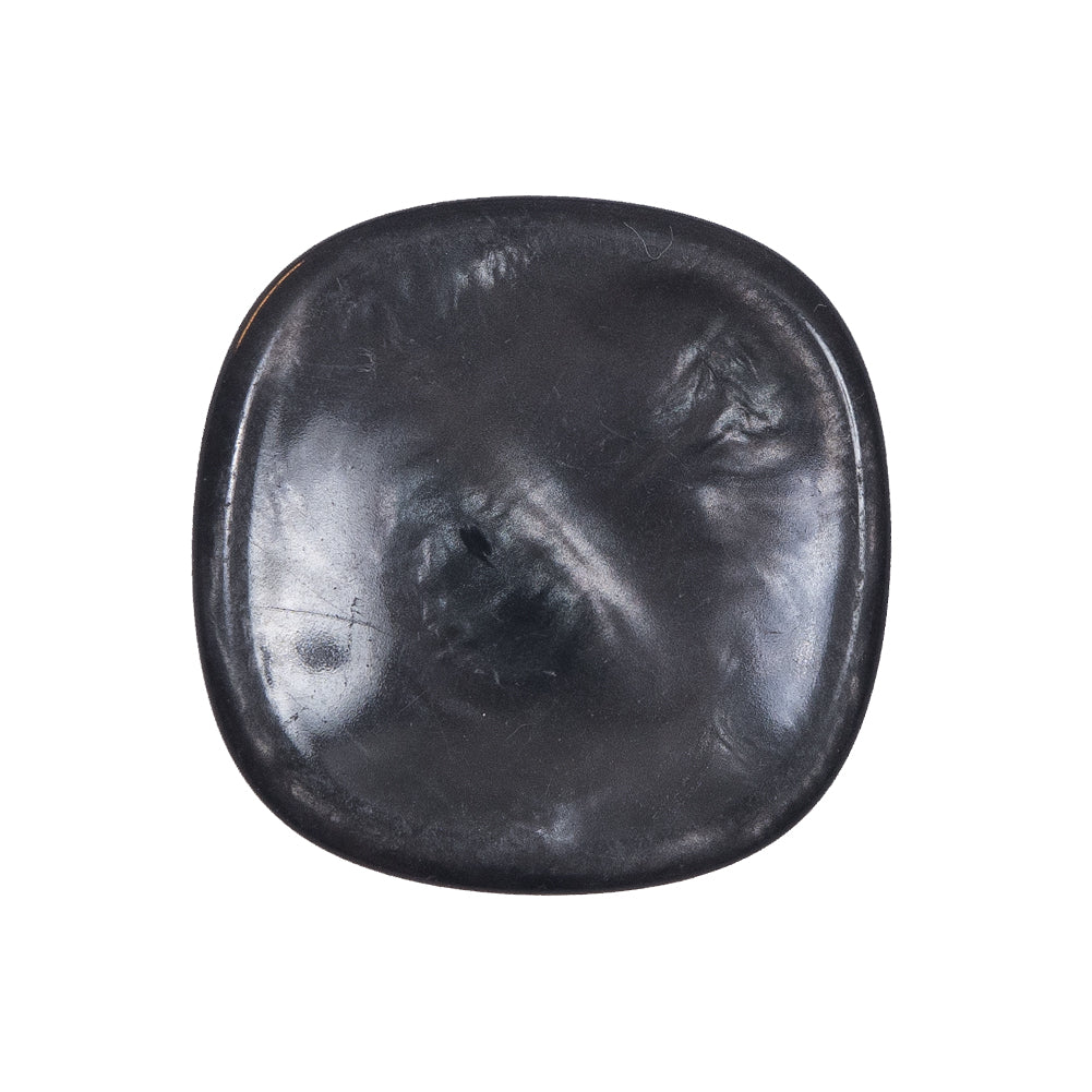 Shiny Charcoal Plastic Self Shank Button - 40L/25.5mm - Joann Fabrics