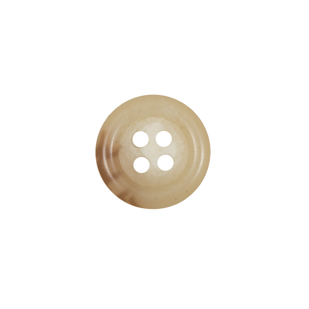 Brown and Beige Plastic 4-Hole Button - 22L/14mm - Joann Fabrics