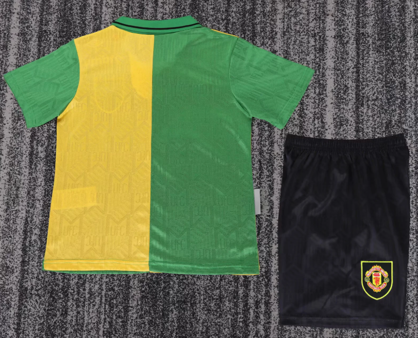 1992/1994 Retro Manchester United Third Away Football Jersey 1:1 Thai Quality Kids Size