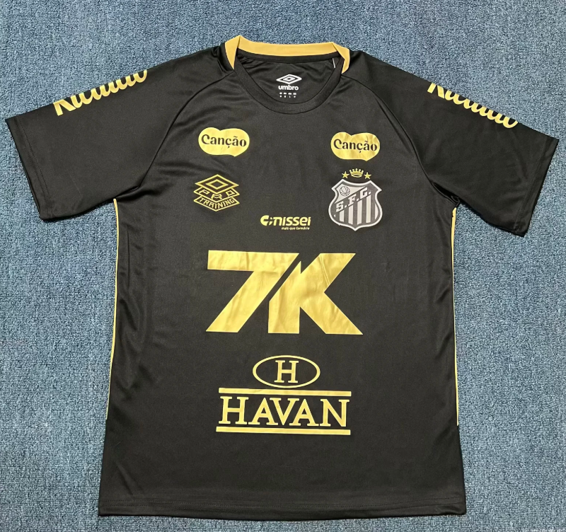 2025/2026 Santos Special Edition Black Football Jersey 1:1 Thai Quality