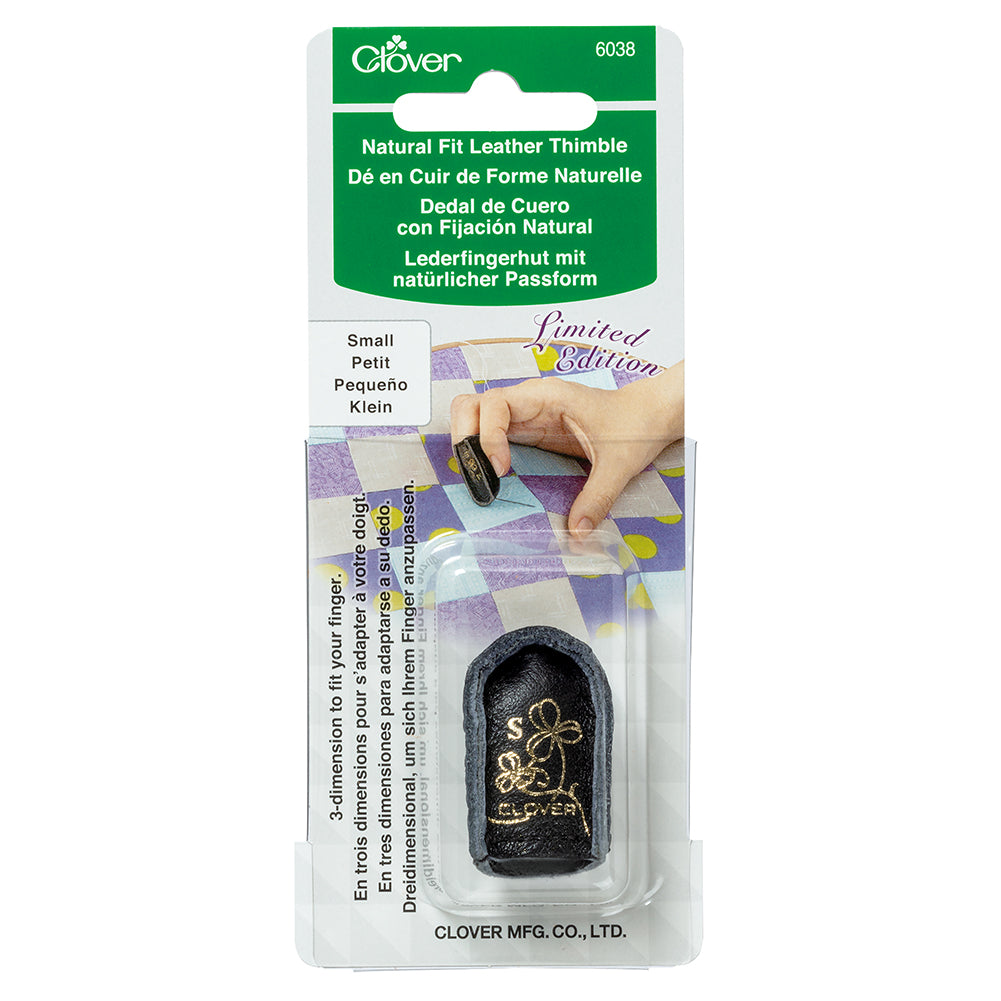 Natural Fit Leather Thimble - Limited Edition Black and Gold - Small - Joann Fabrics