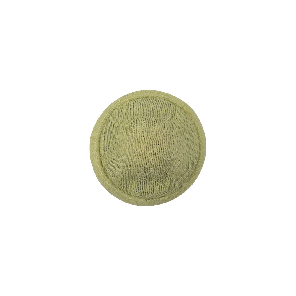 Young Wheat Jacquard Fabric Covered Domed Cotton and Metal Sew On Button - 24L/15mm - Joann Fabrics