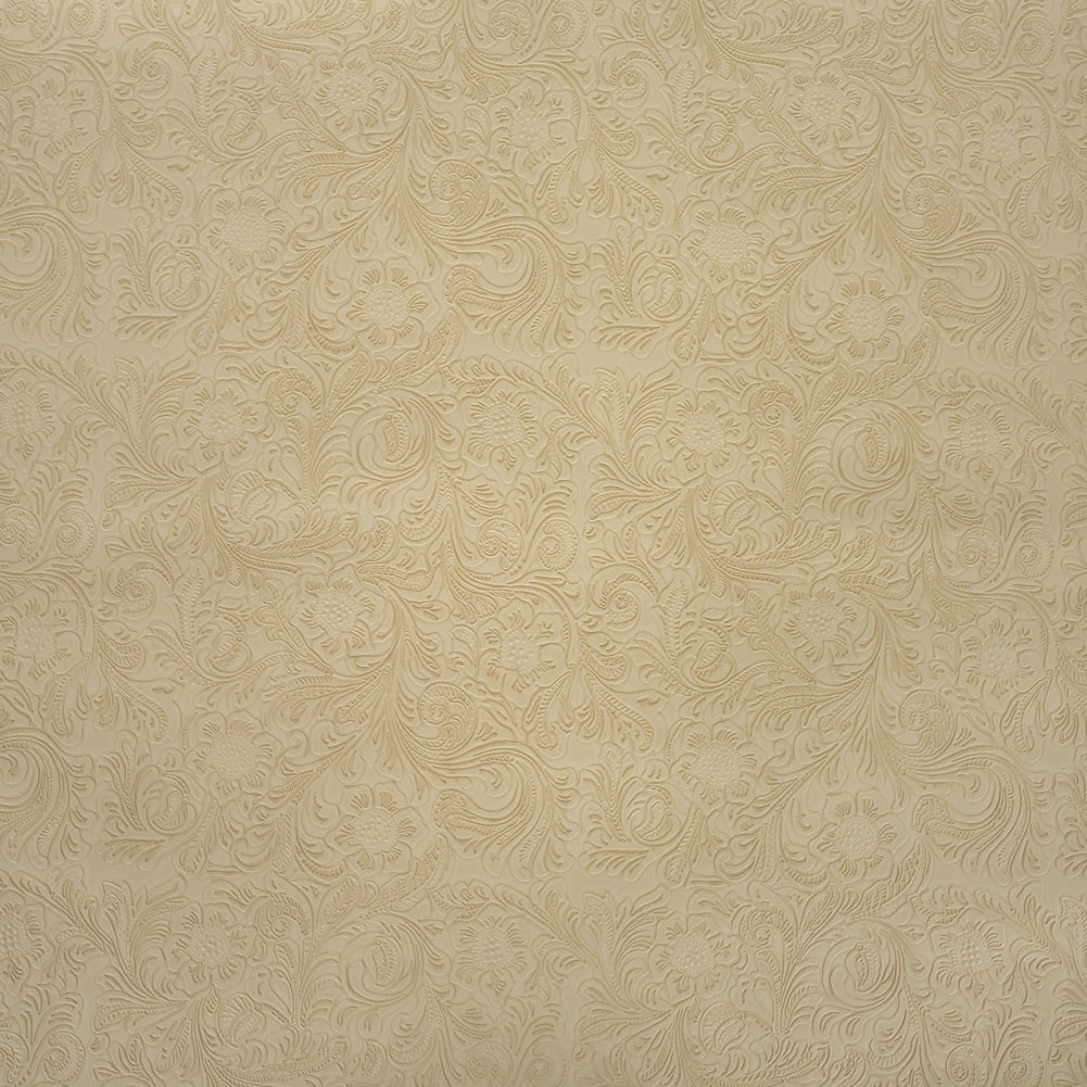 Vintage-Look Floral Embossed Vinyl - Antique White - Wynonna Collection - Joann Fabrics