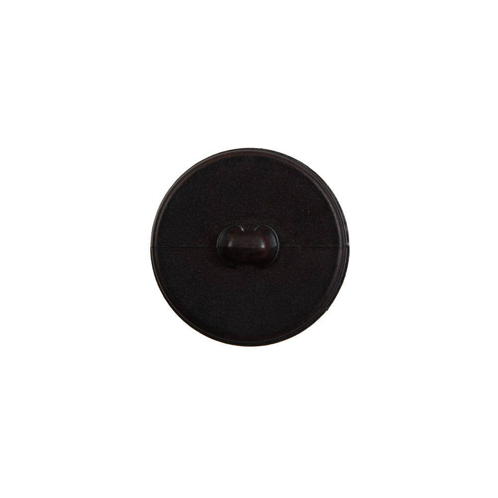 Brown Plastic Button with Emblem - 24L/15mm - Joann Fabrics