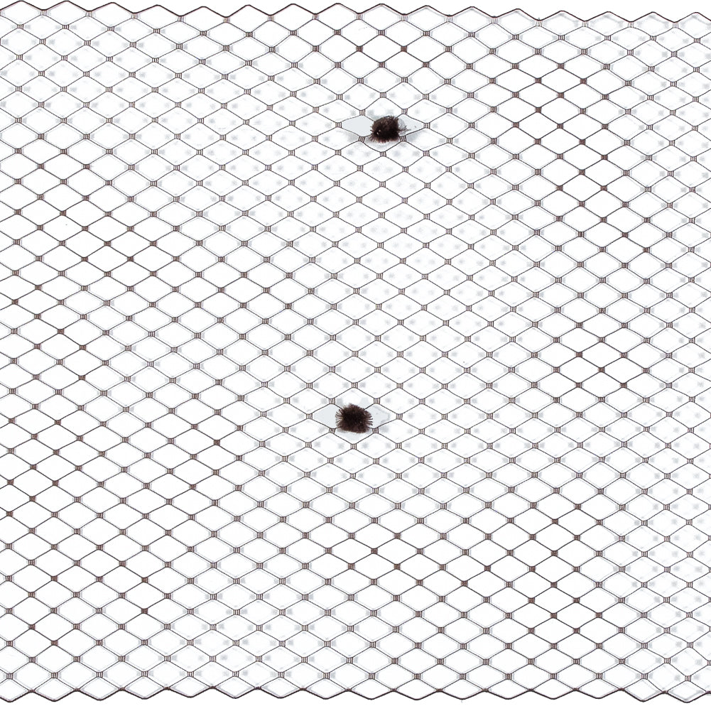 Brown Russian Veiling with Pom Poms - 9