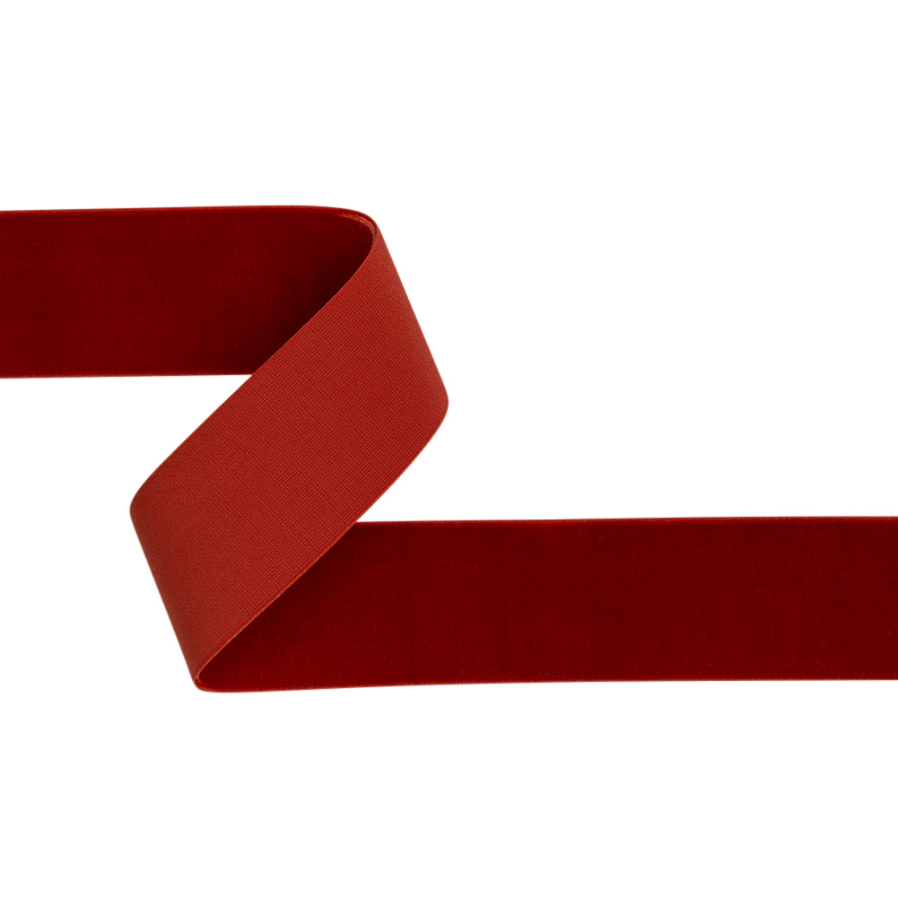 Stretch Velvet Ribbon Trim Made in Italy - 1.5