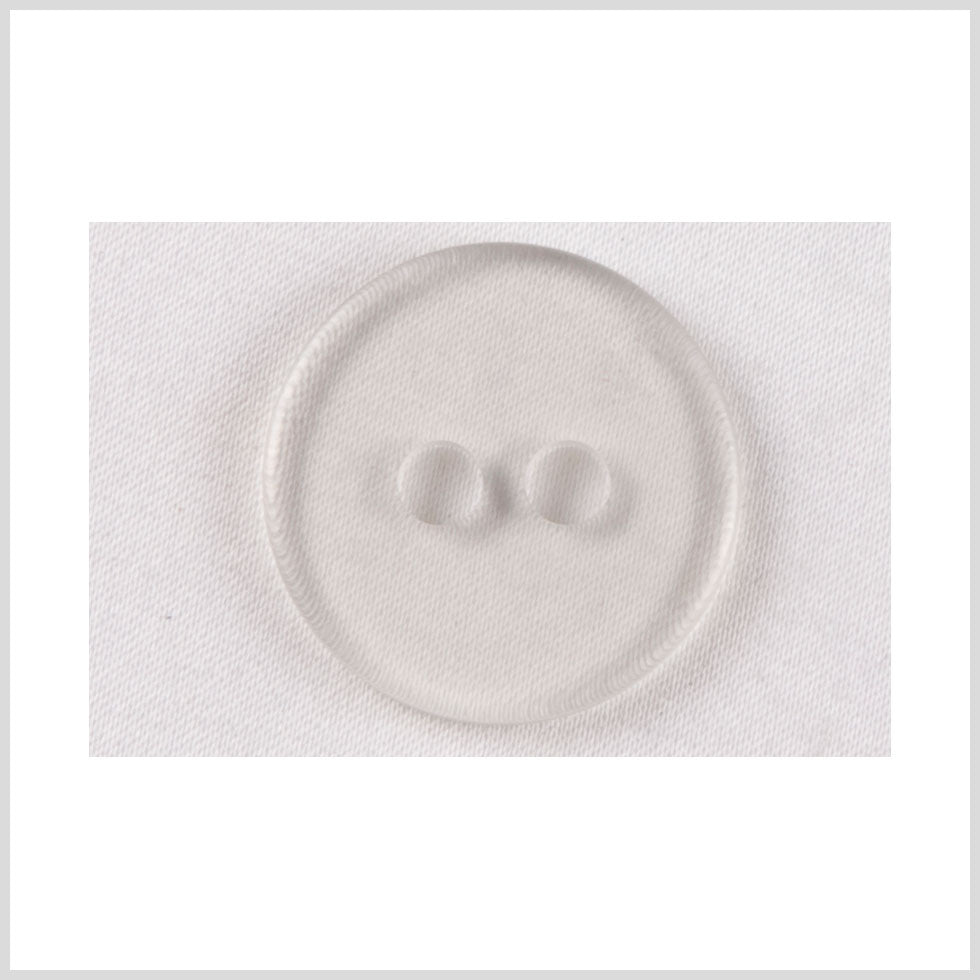 Plastic 2-Hole Button - 36L/23mm - Clear - Joann Fabrics