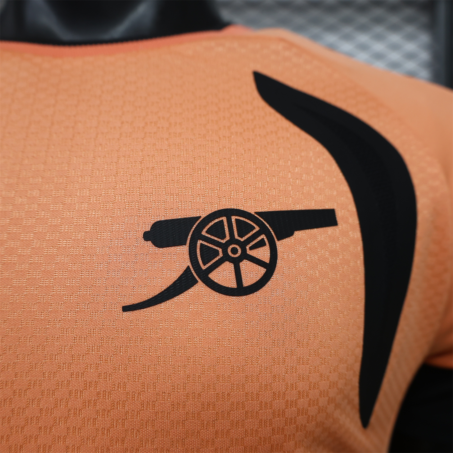 Arsenal 26-27 Orange Black Training Jersey - Player Version - UnitedFutballJersey
