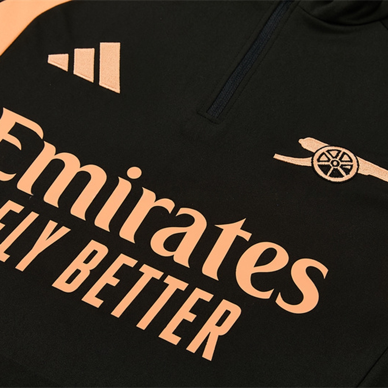 Arsenal 26-27 Long Sleeve Training Set - Black Top & Black Pants - UnitedFutballJersey