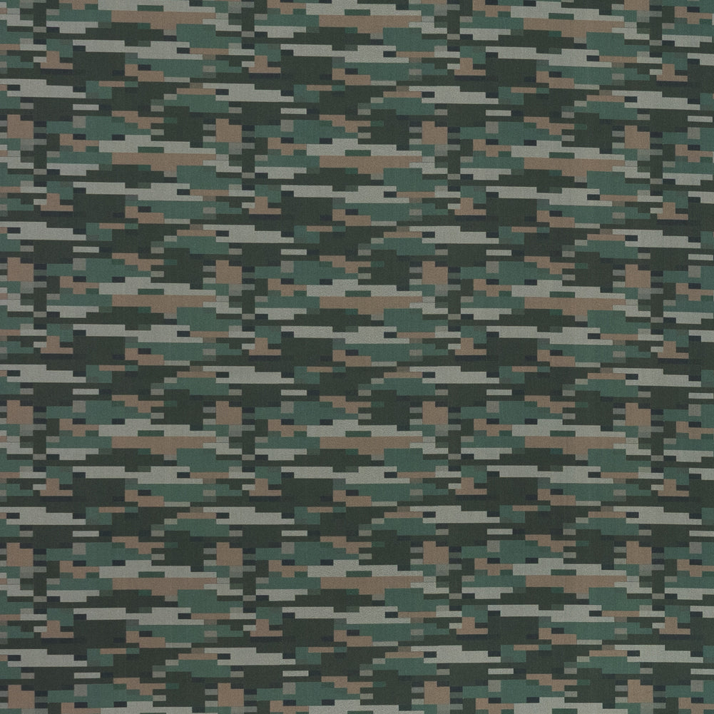 European Green Geometric Cotton Poplin - Joann Fabrics
