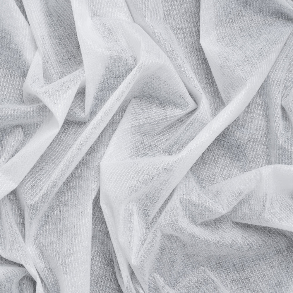 Non-Woven Fusible Interlining with Reinforced Threading - White - Deadstock - Joann Fabrics