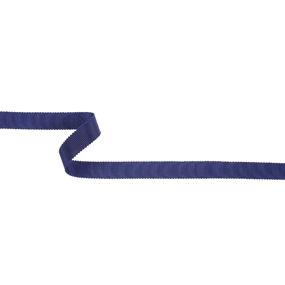 Navy Recycled Polyester Petersham Grosgrain Ribbon - 12mm - Joann Fabrics