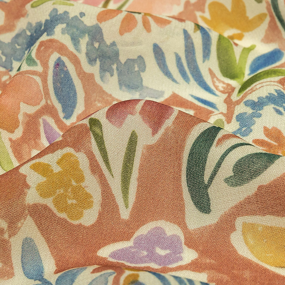 Mood Exclusive Dusty Rose Collection of Cuttings Viscose Georgette - Joann Fabrics