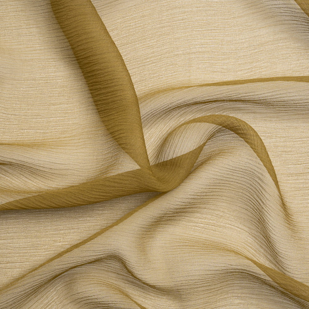 Crinkled Silk Chiffon - Fir Green - Premium Collection - Joann Fabrics