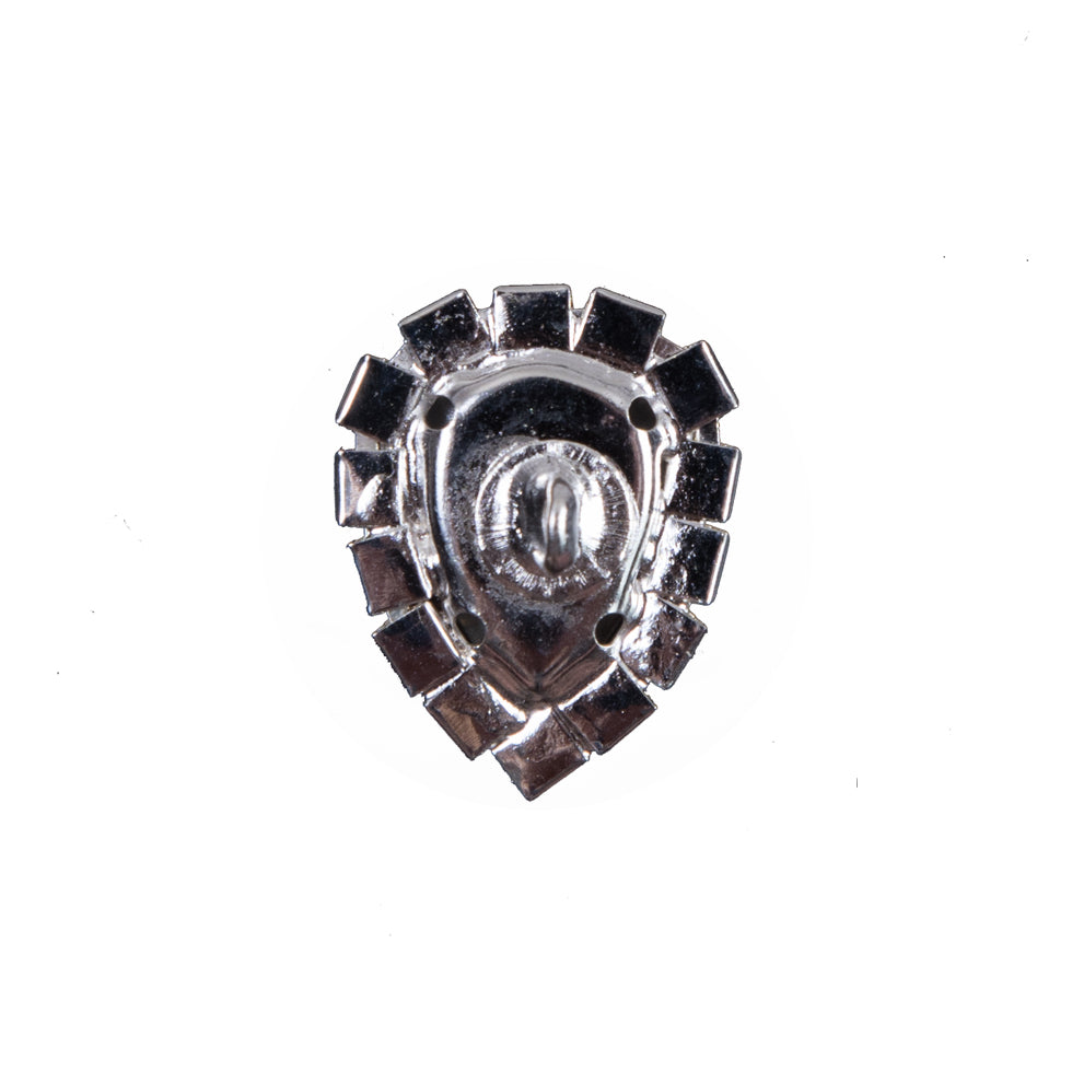 Italian Black Teardrop Rhinestone Button - 32L/20mm - Joann Fabrics
