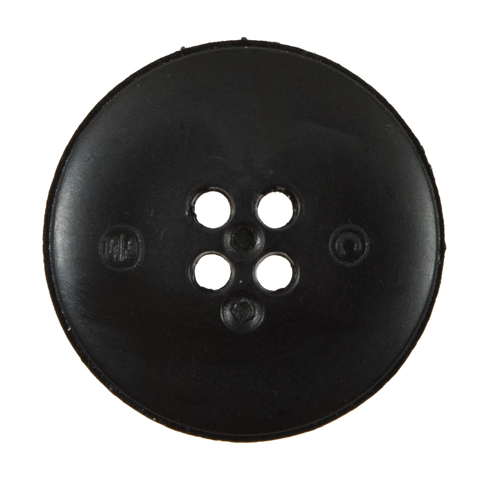 Italian Black and Elderberry Purple Geometric Domed Button - 44L/28mm - Joann Fabrics