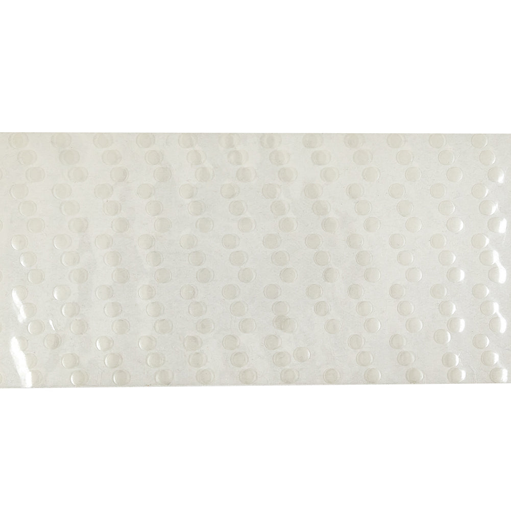 Vintage Diagonal Crystal Frosted Dots on Clear Iron on Film - 4