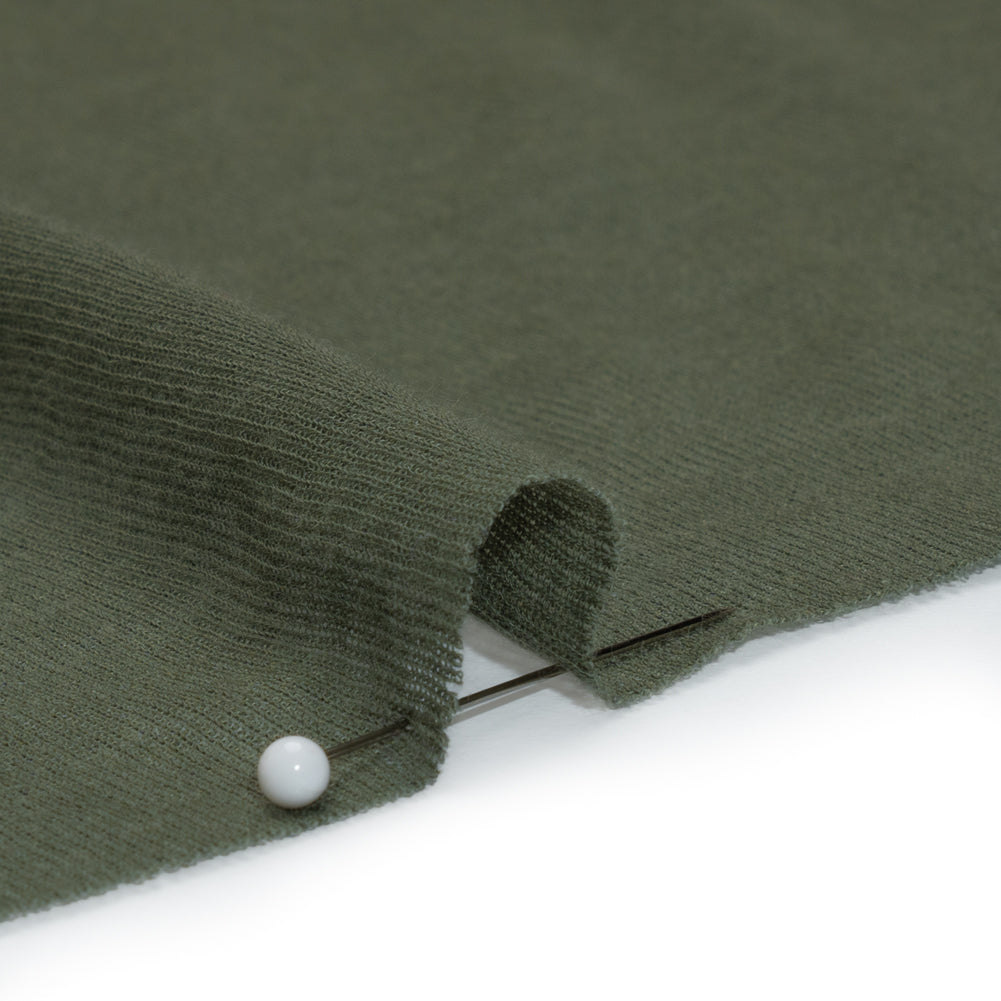 Lightweight Cotton Interlock Knit - Lichen Green - Designer Deadstock - Joann Fabrics