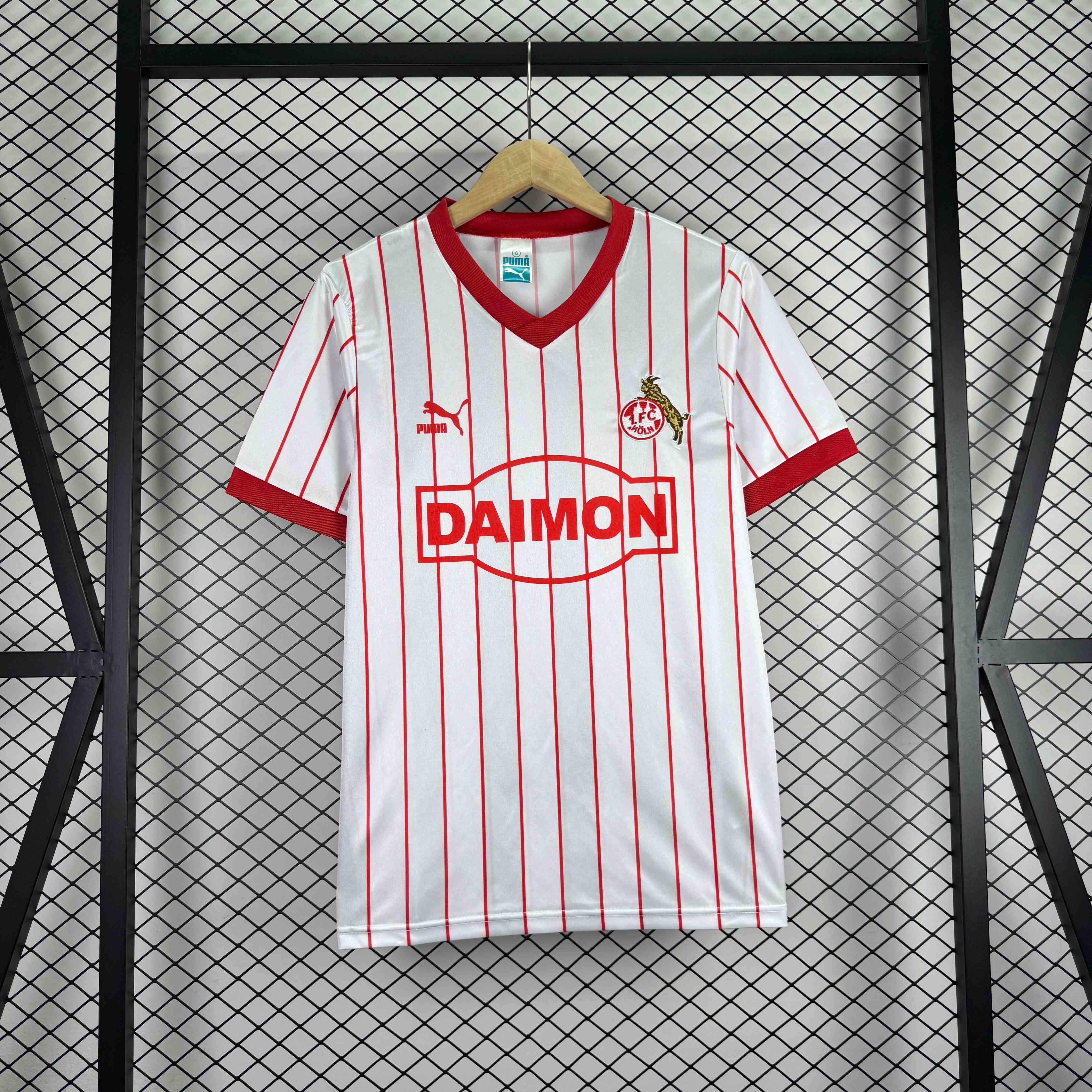 1986/1987 Retro FC Köln Home Football Jersey 1:1 Thai Quality