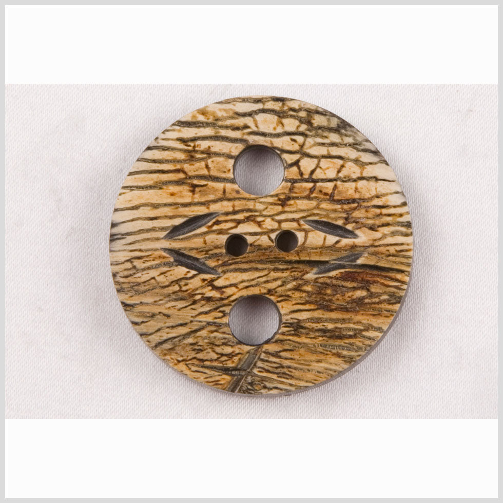 Natural Horn Button - 36L/23mm - Joann Fabrics