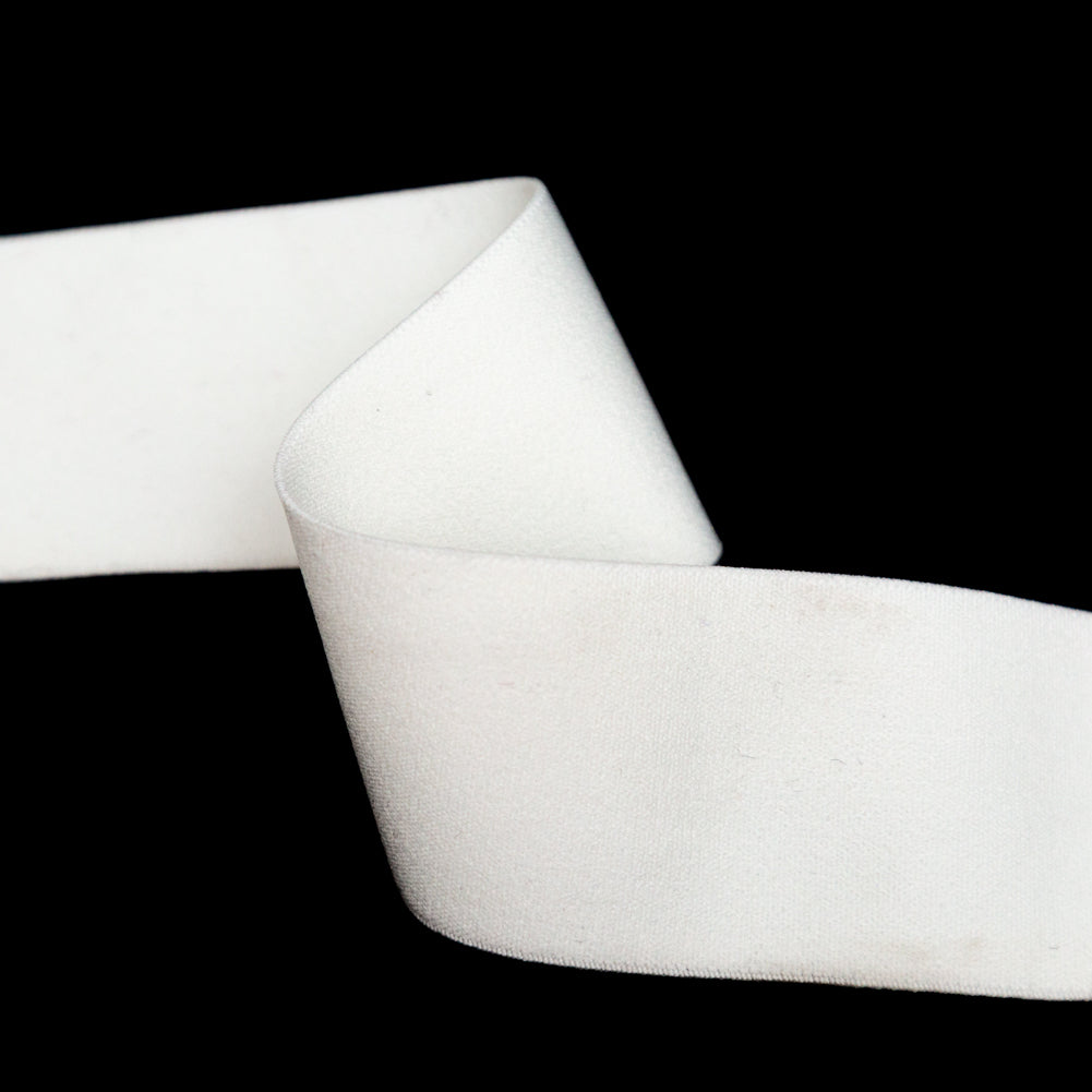 Italian White Elastic Trimming - 1.75