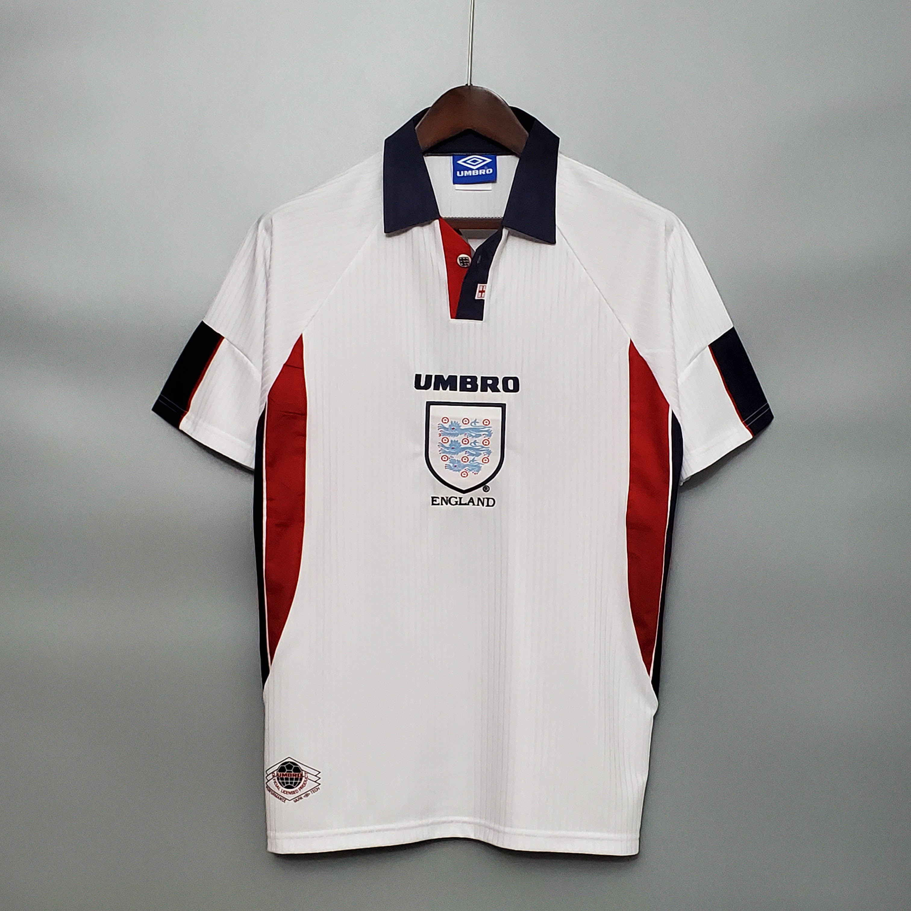 1998 Retro England Home Soccer Jersey 1:1 Thai Quality