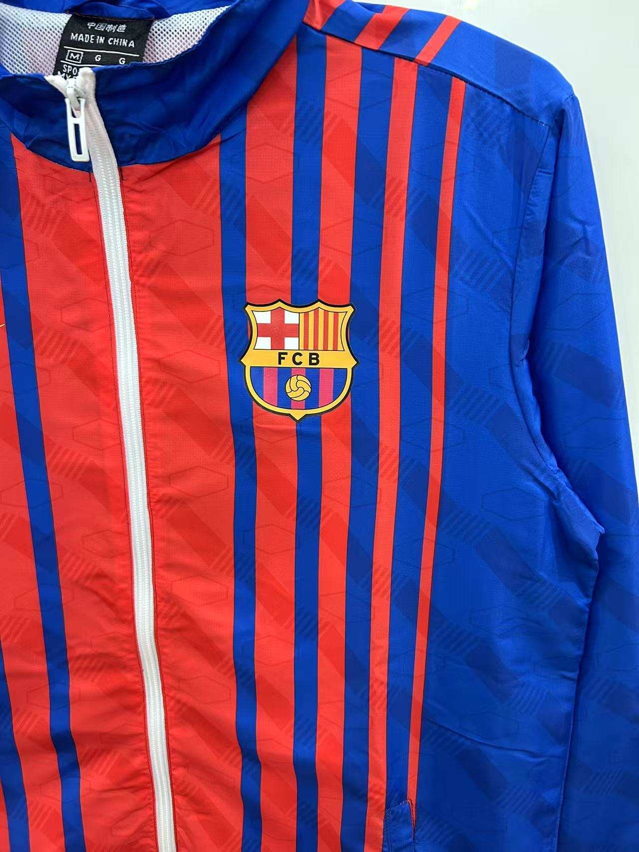 2025/2026 Barcelona Windbreaker Jersey 1:1 Thai Quality 02