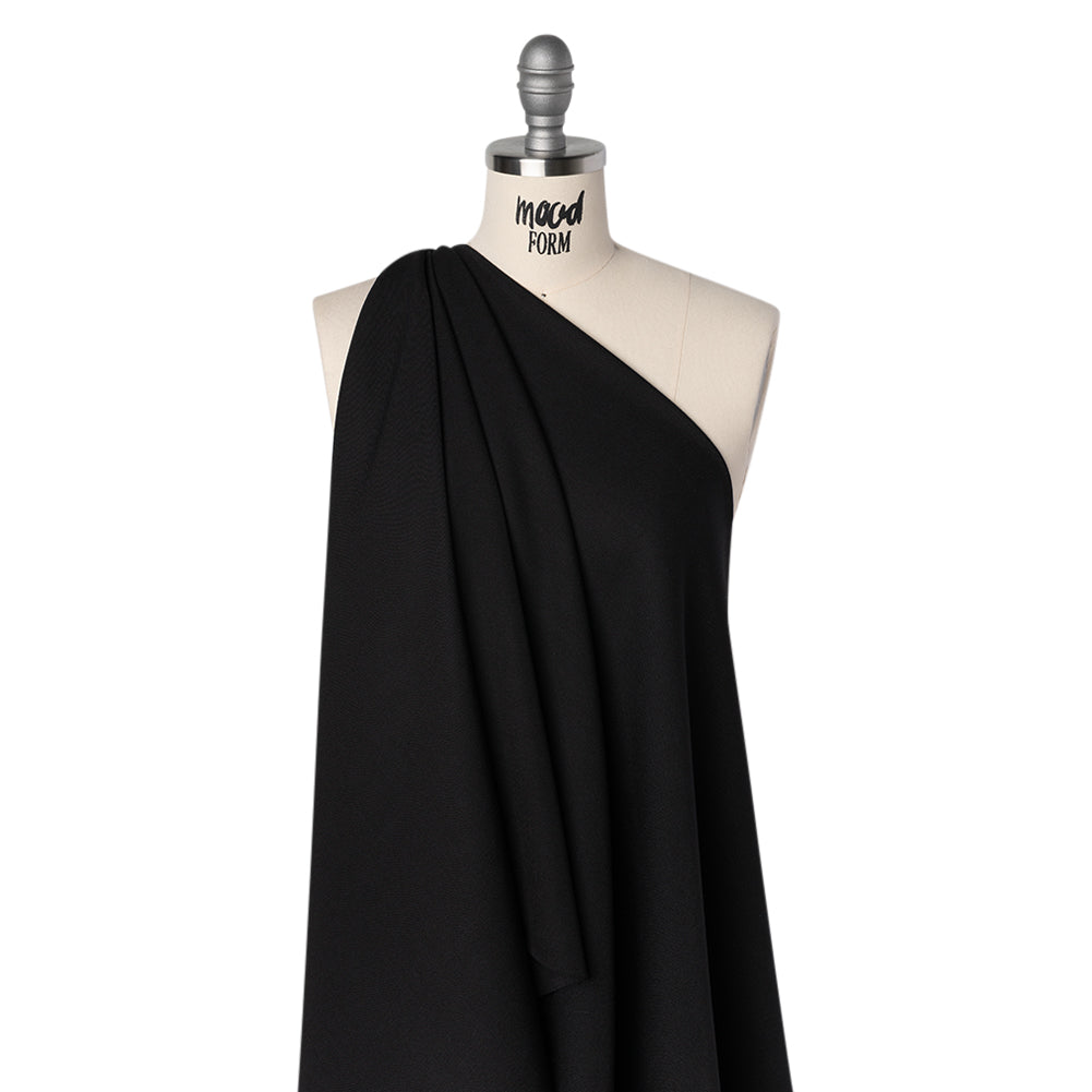 Wool Twill by Alexander McQueen - Black - Designer Deadstock - Joann Fabrics