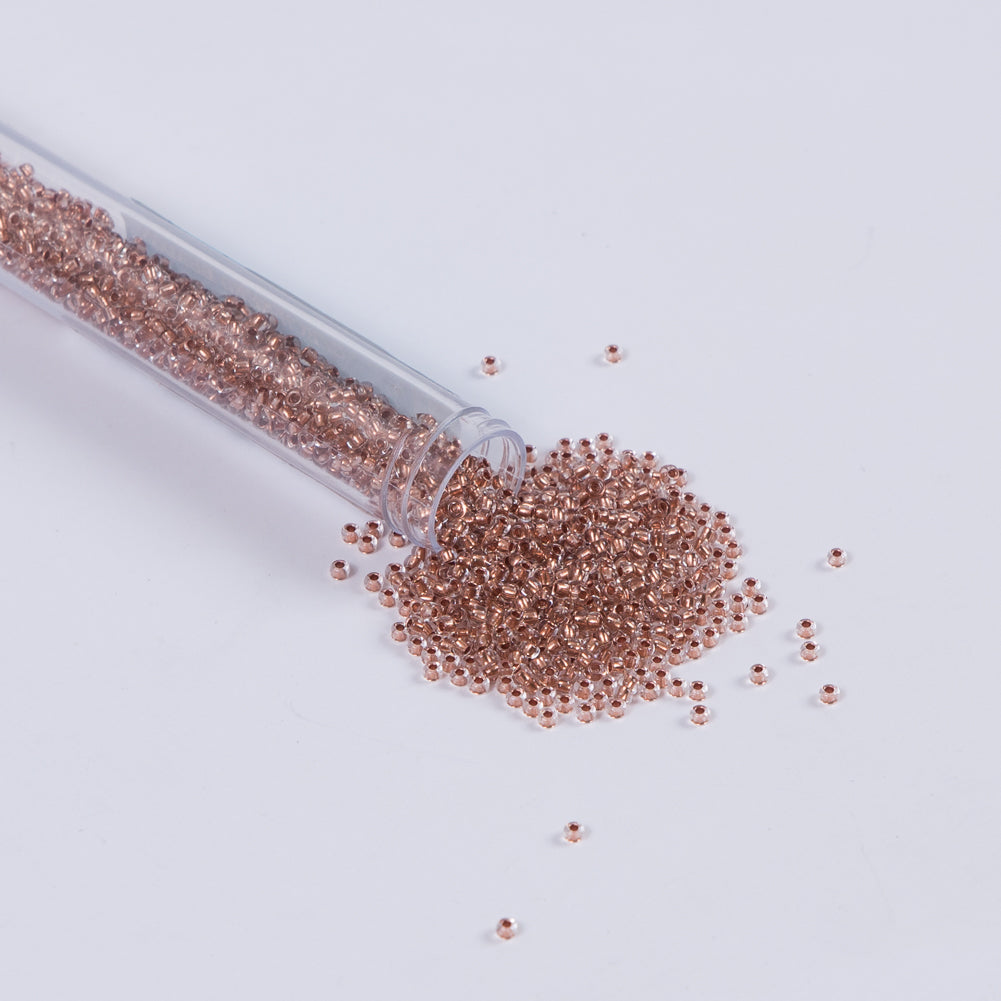 Copper Lined Clear Czech Seed Beads - Size 10 - Joann Fabrics