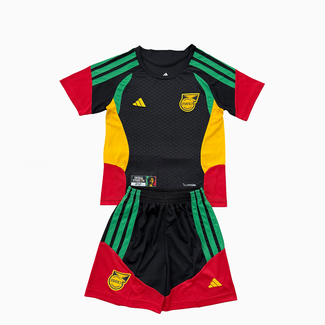 Jamaica 2026 Black Training Kids Kit - UnitedFutballJersey