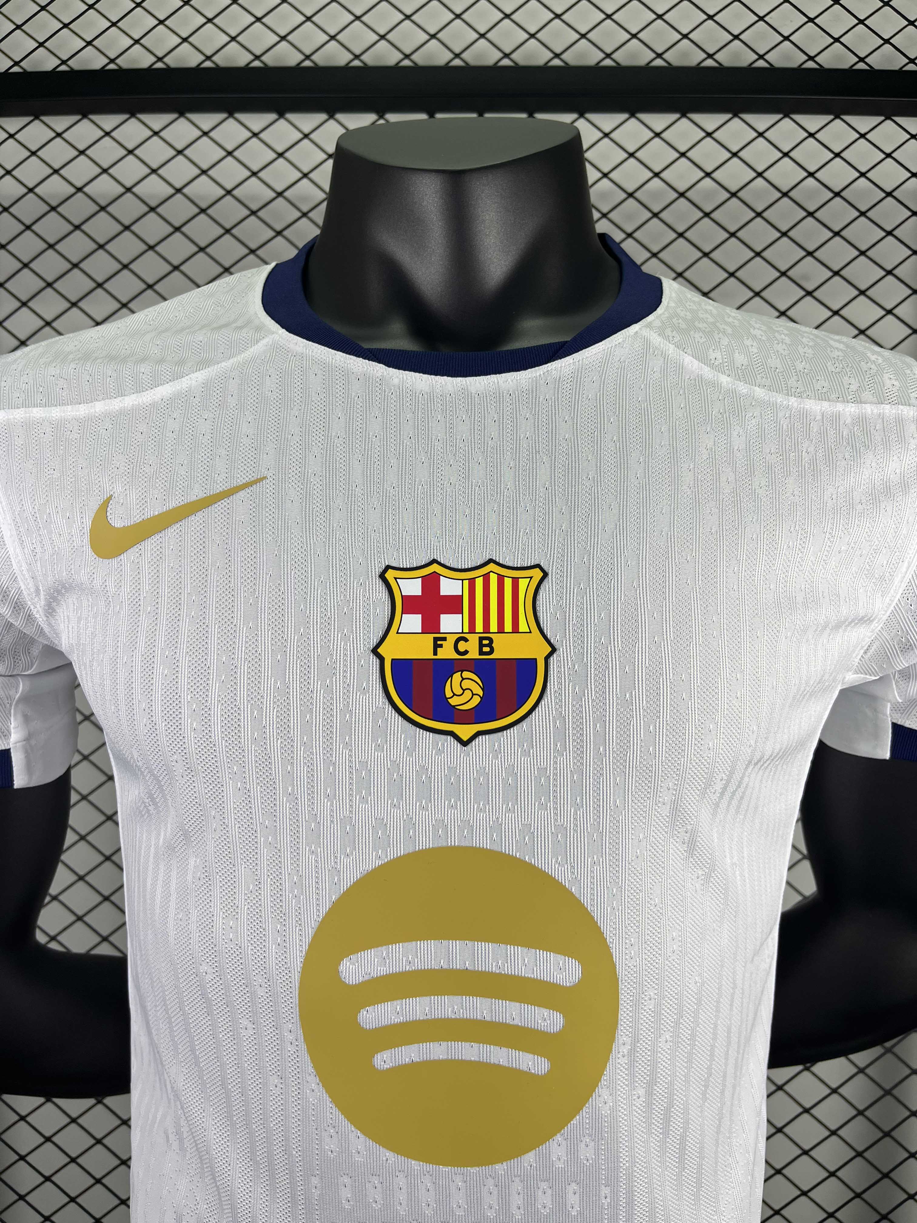 2025/2026 Player Version Barcelona White Coldplay Football Jersey 1:1 Thai quality
