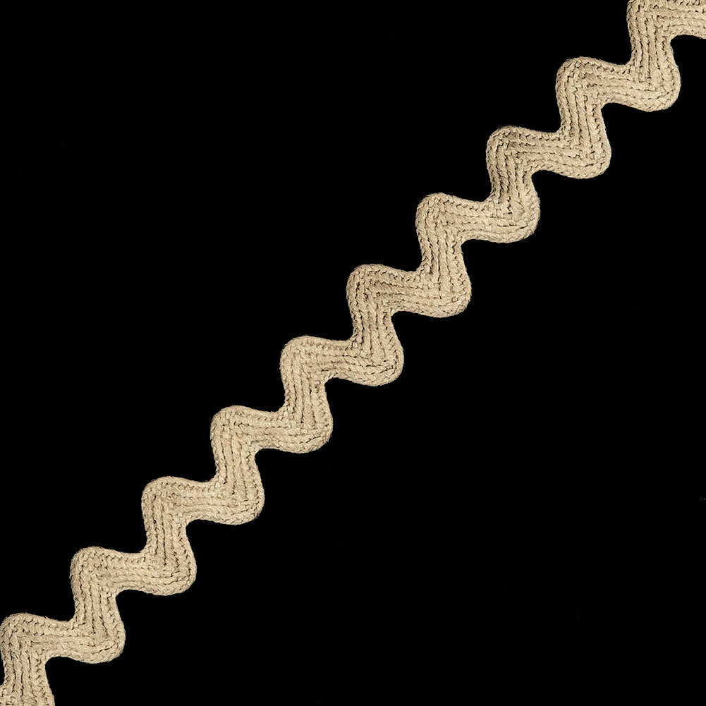 Beige Ric Rac Trimming - 0.375