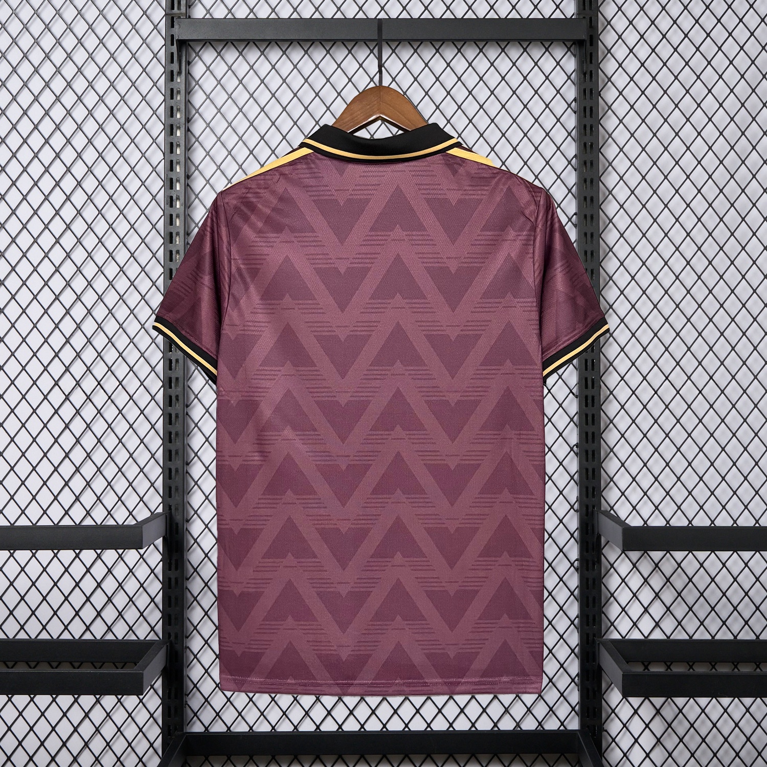 Arsenal 26-27 Yellow Sponsors Wine Red Special Jersey - Fans Version - UnitedFutballJersey