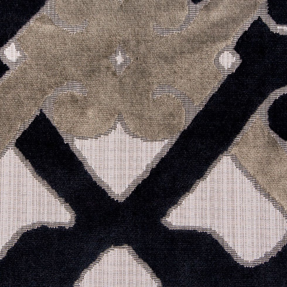 Black/Multi-Gray Geometric Chenille - Joann Fabrics