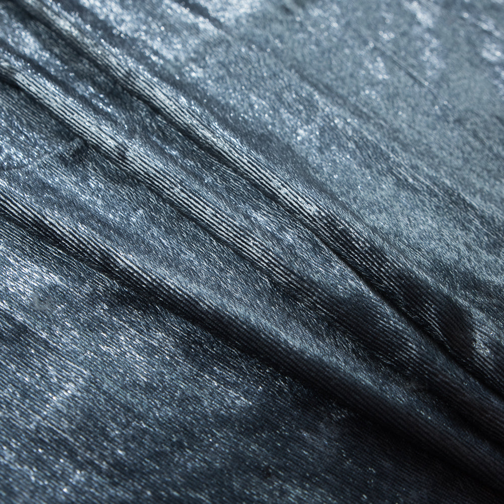 Metallic Velvet - Slate Gray - Ava Collection - Joann Fabrics