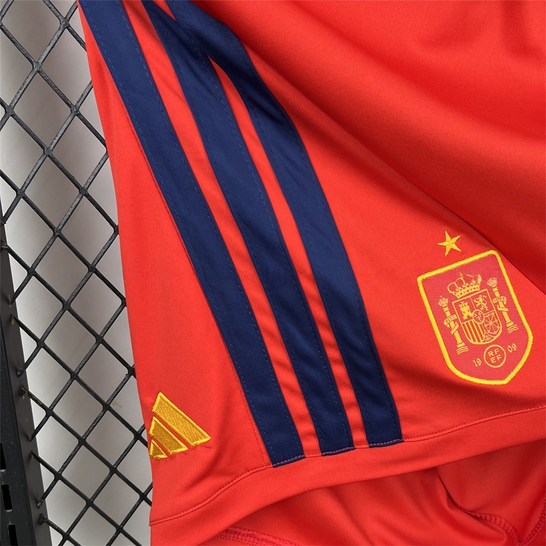 Spain 2026 Red Shorts - Fans Version - UnitedFutballJersey