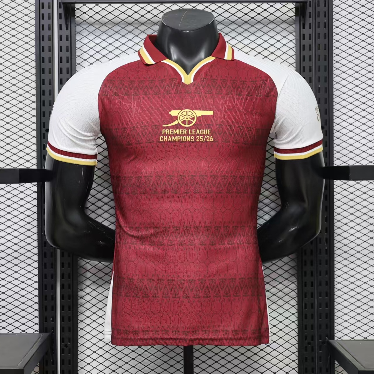 Arsenal 26-27 Champions League Red Special Jersey - Player Version - UnitedFutballJersey