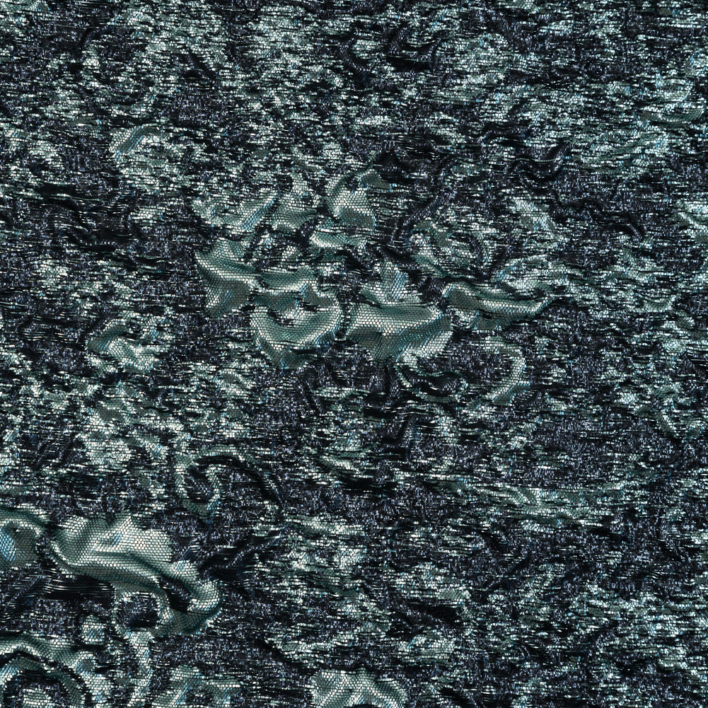 Metallc Blue Abstract Brocade - Joann Fabrics