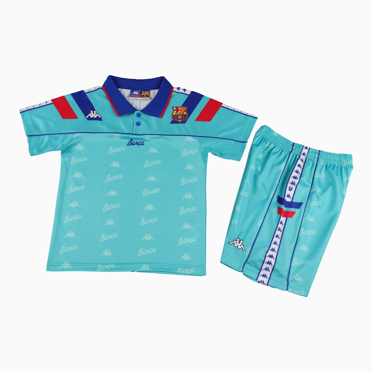 Retro Barcelona 1992-95 Away Kids Kit - UnitedFutballJersey