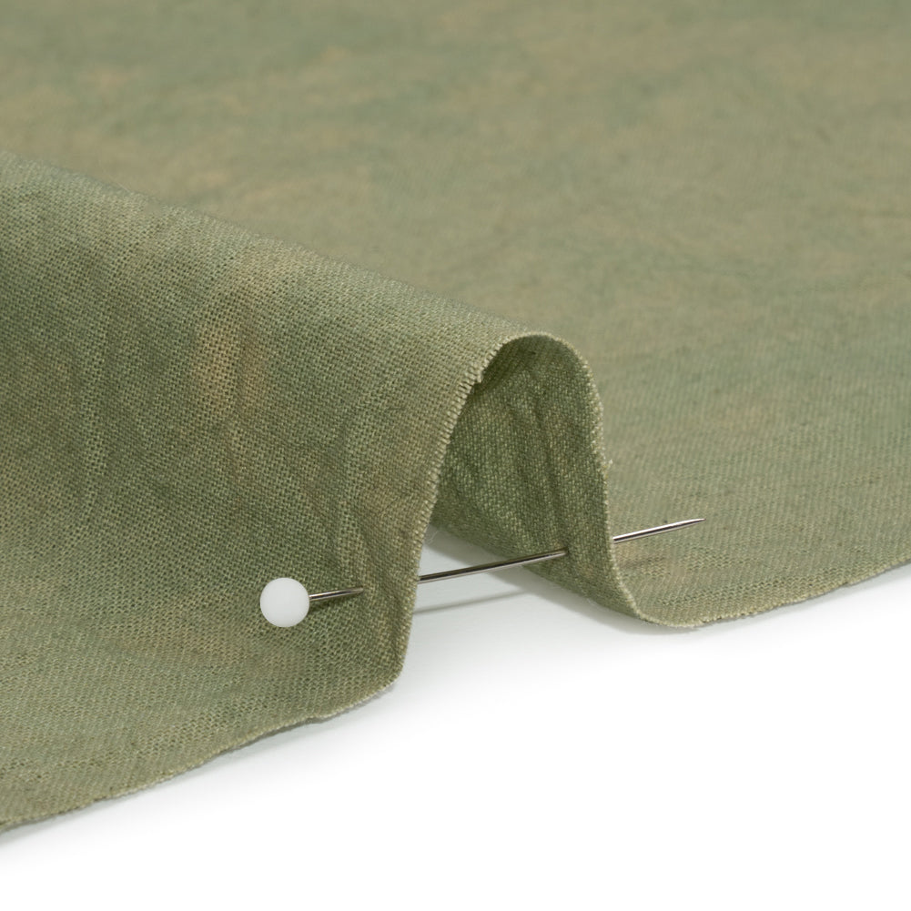 Olive Mottled Wrinkled Lightweight Cotton Canvas - Joann Fabrics