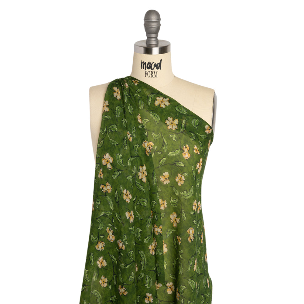 Mood Exclusive Green Beautiful Fool Viscose Chiffon - Joann Fabrics