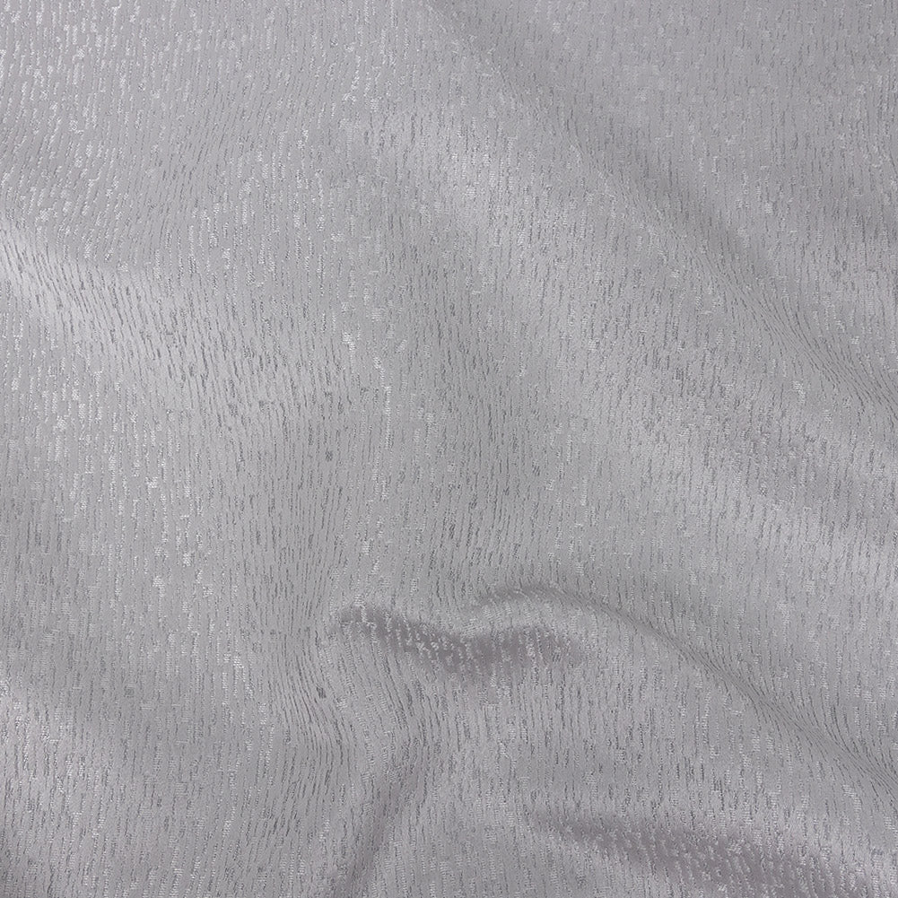 Polyester Jacquard - Platinum Raindrop Streaks - British Imported - Joann Fabrics