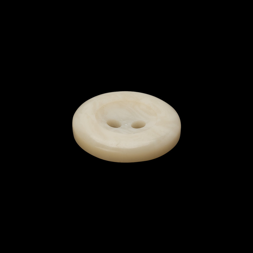 Plastic 2-Hole Button - 28L/18mm - Ivory Swirls Shallow Inkwell - Joann Fabrics