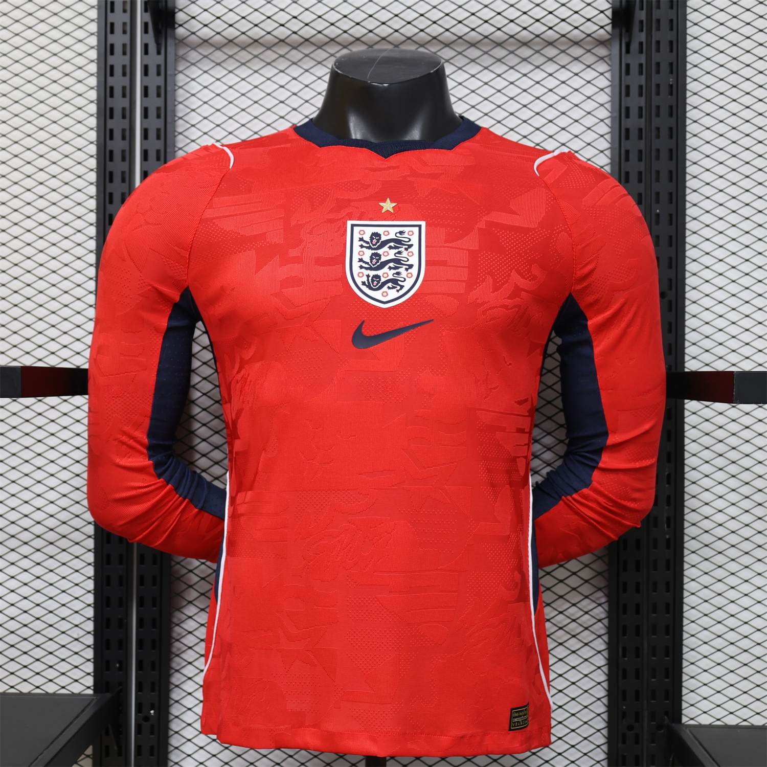 England 2026 Away Long Sleeves Jersey - Player Version - UnitedFutballJersey