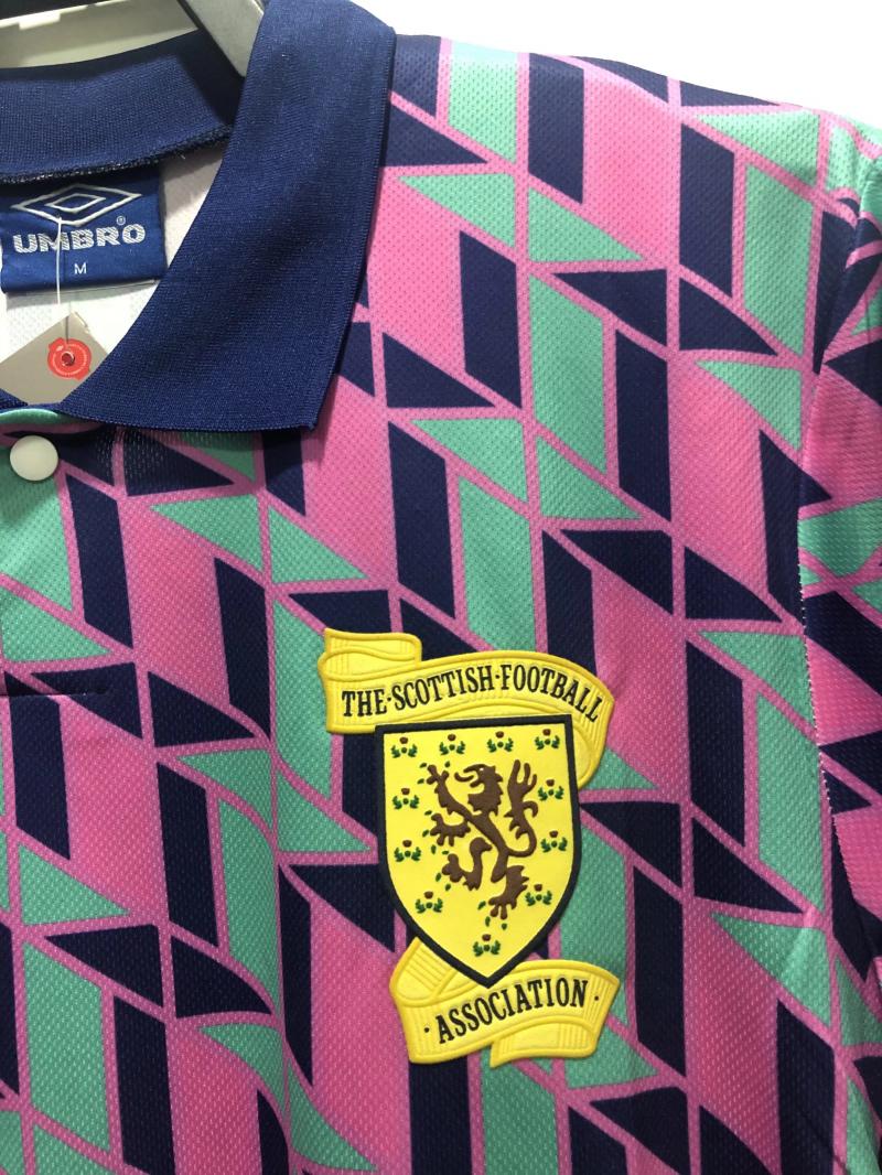 1988-1989 Retro Scotland National Team Away Football Shirt 1:1 Thai Quality