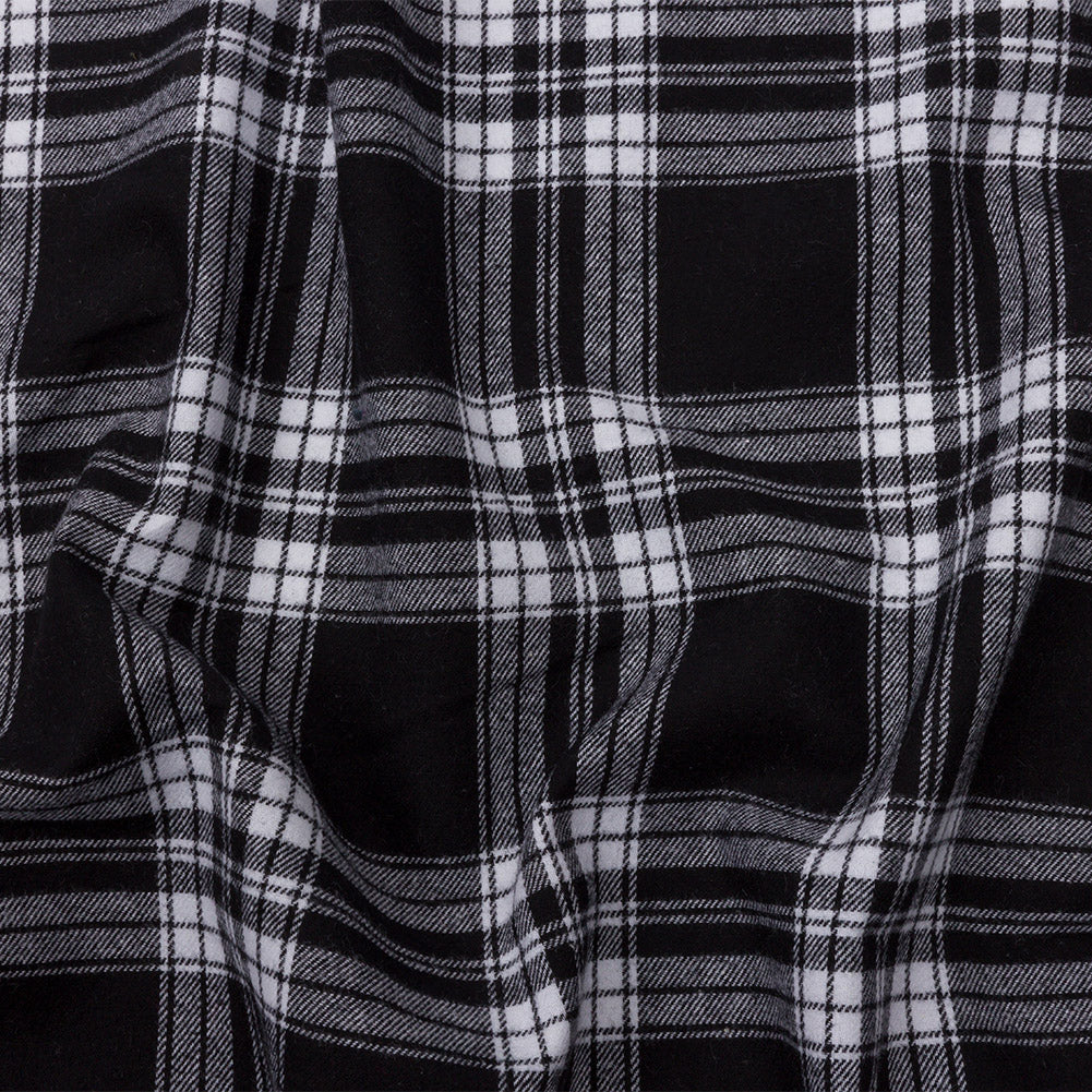 Black and White Plaid Cotton Flannel - Joann Fabrics
