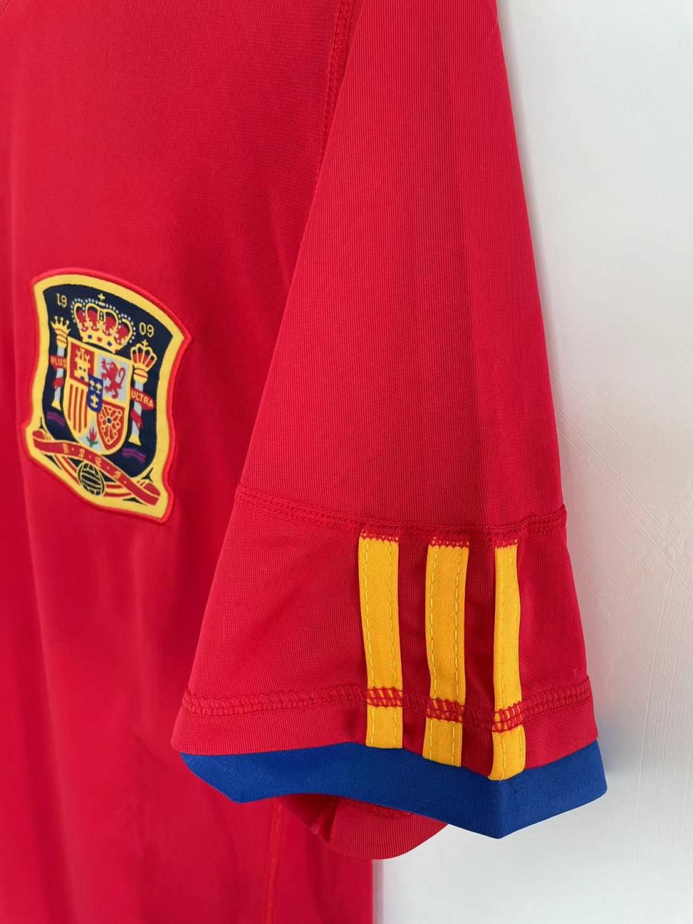 2010 Retro Spain Home Soccer Shirt 1:1 Thai Quality