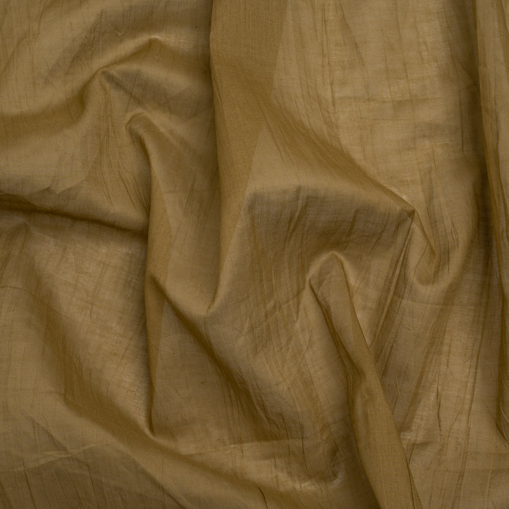 Famous Australian Designer Bronze Crinkled Cotton Voile - Joann Fabrics