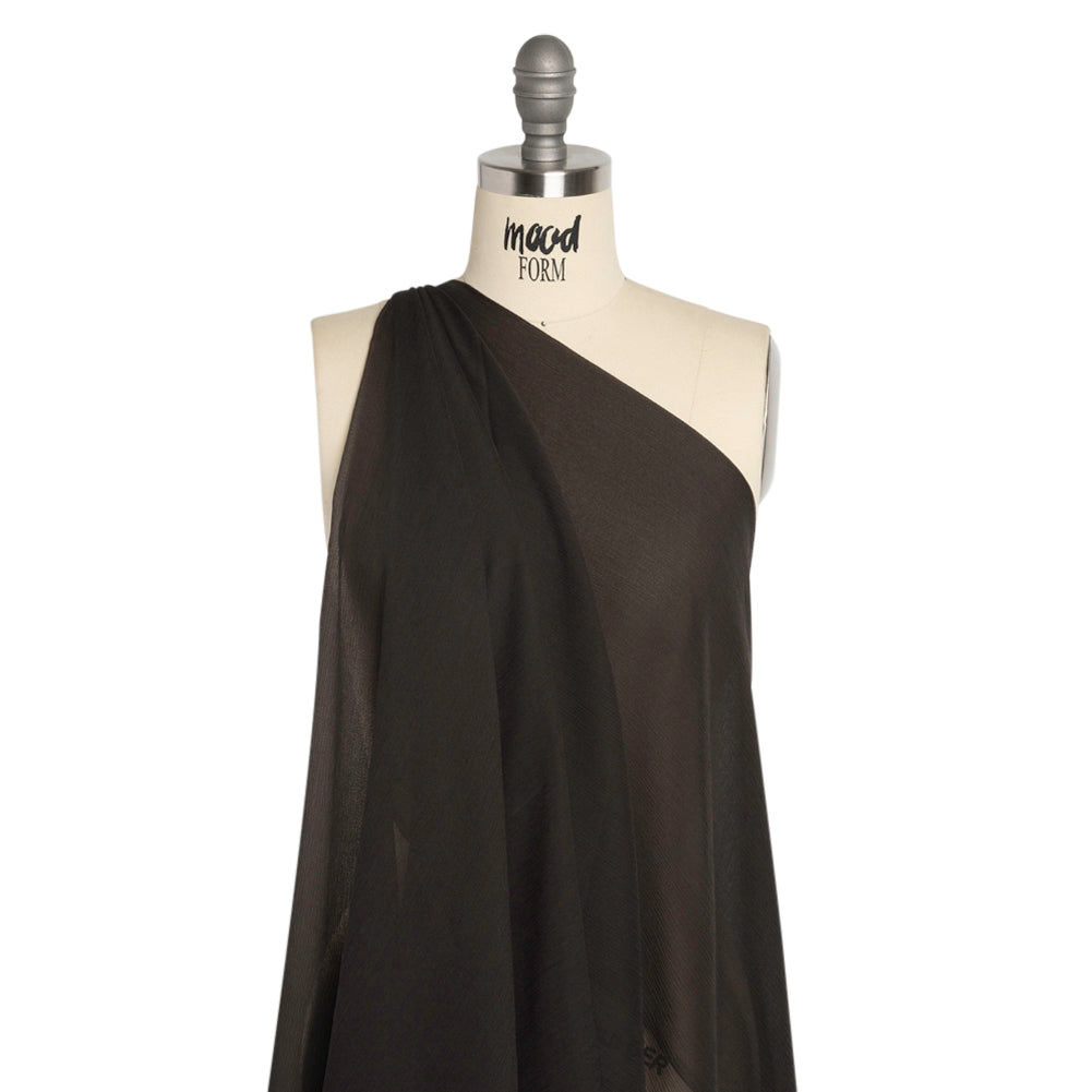 Crinkled Silk Chiffon - Deep Charcoal - Premium Collection - Joann Fabrics