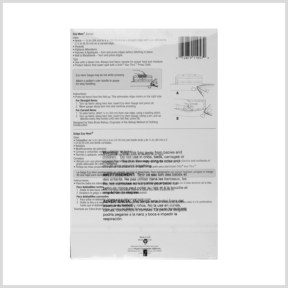 Dritz Ezy-Hem Gauge - Joann Fabrics